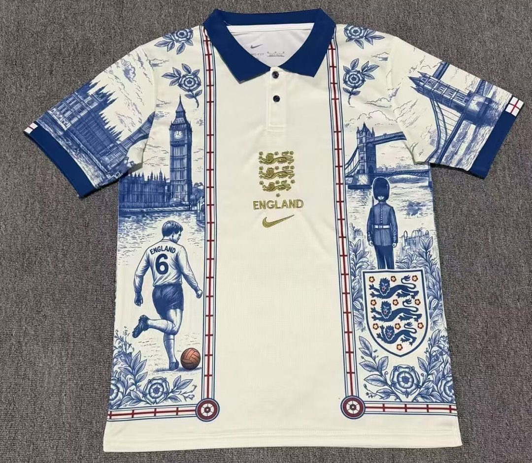 England Polo Soccer Jersey 26 27-mairui