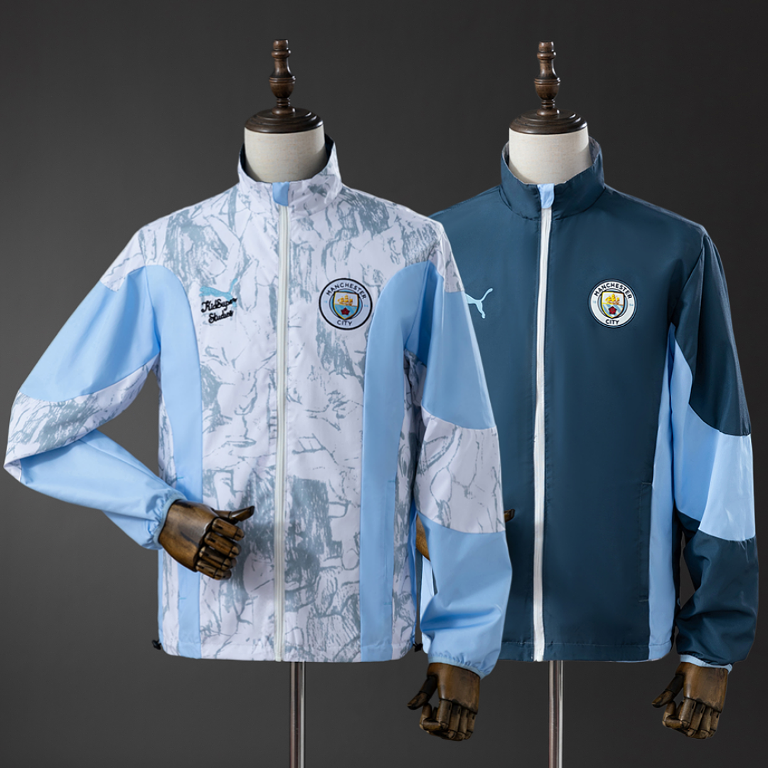 Manchester City x Kidsuper 2026 Reversible Anthem All Weather Jacket Windbreaker S-3XL1