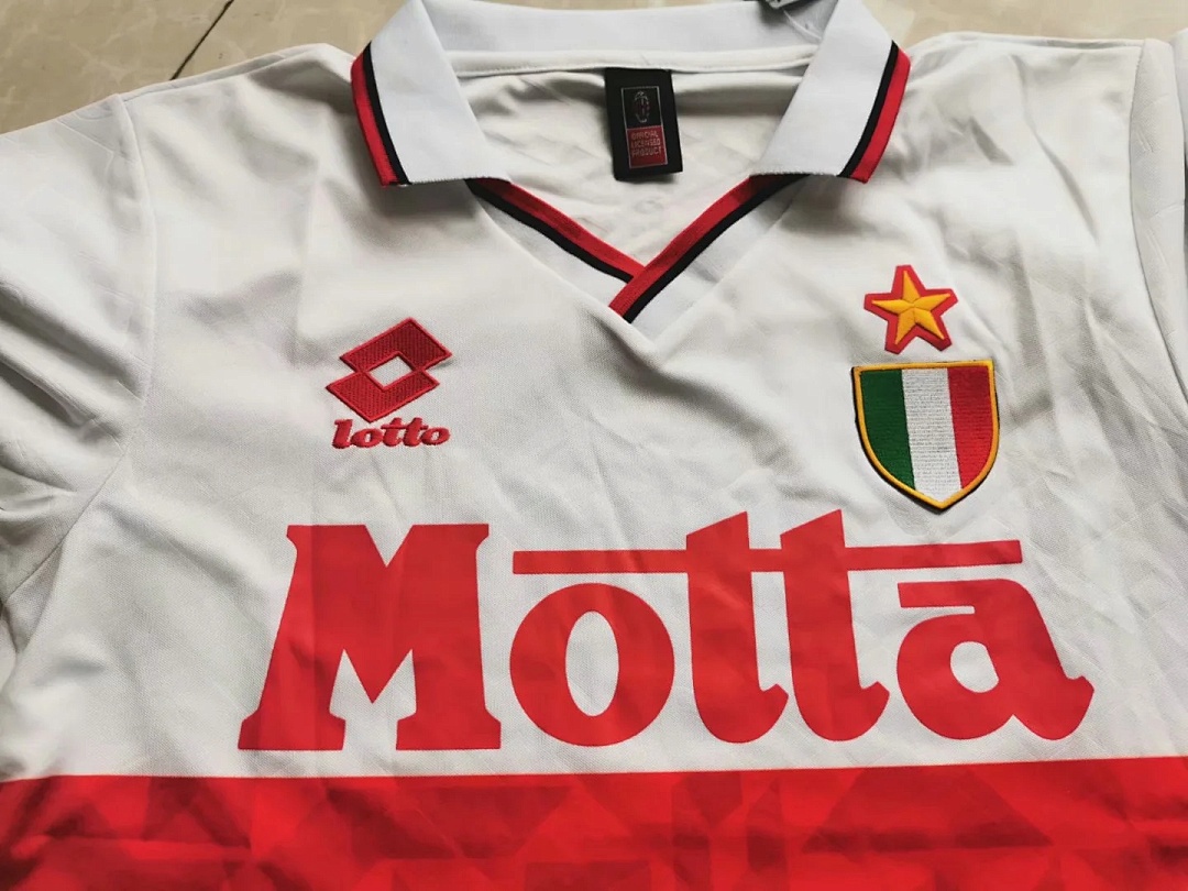 1993-94 AC Milan away white retro