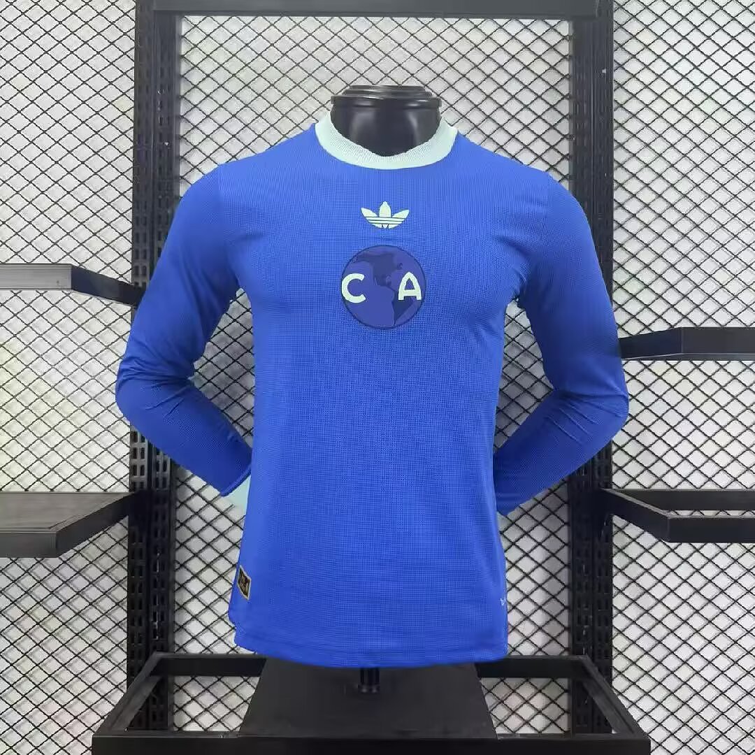 Player Version Club America Long Sleeve Soccer Jersey 26 27