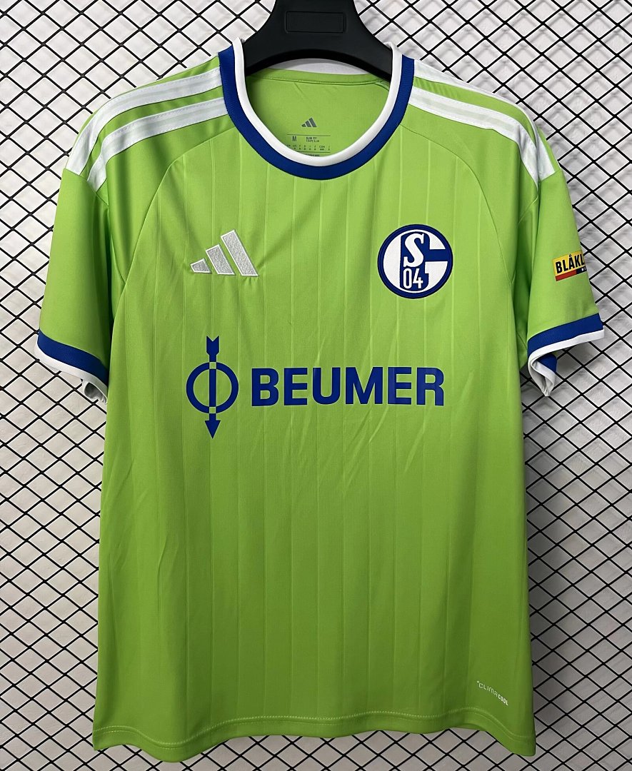 Schalke Away Soccer Jersey 26 27