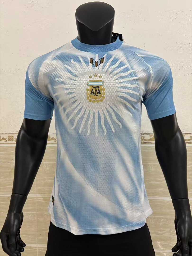 Player Version Argentina Training Soccer Jersey 26 27