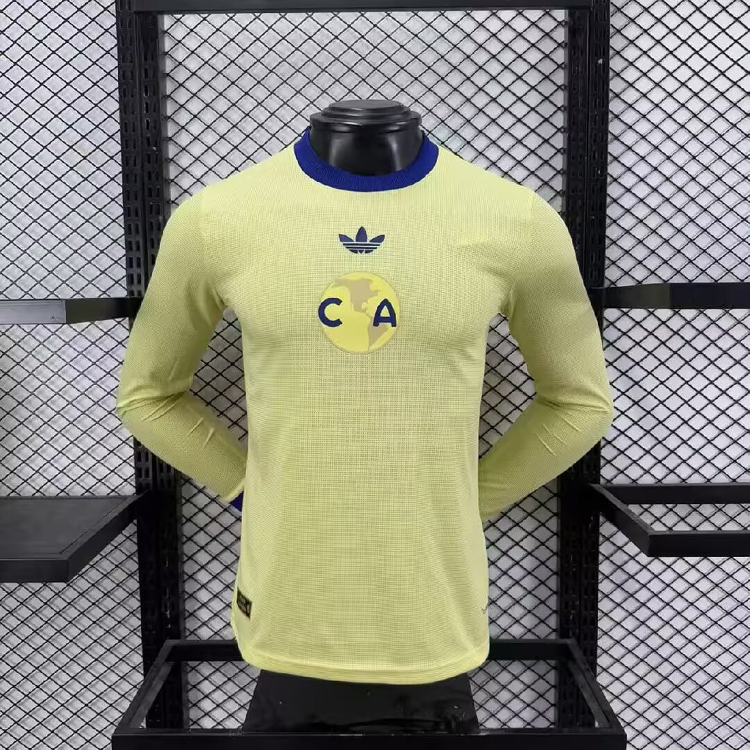 Player Version Club America Long Sleeve Soccer Jersey 26 27