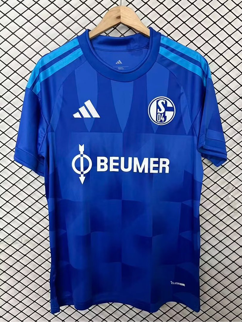Schalke Home Soccer Jersey 26 27-baiyue