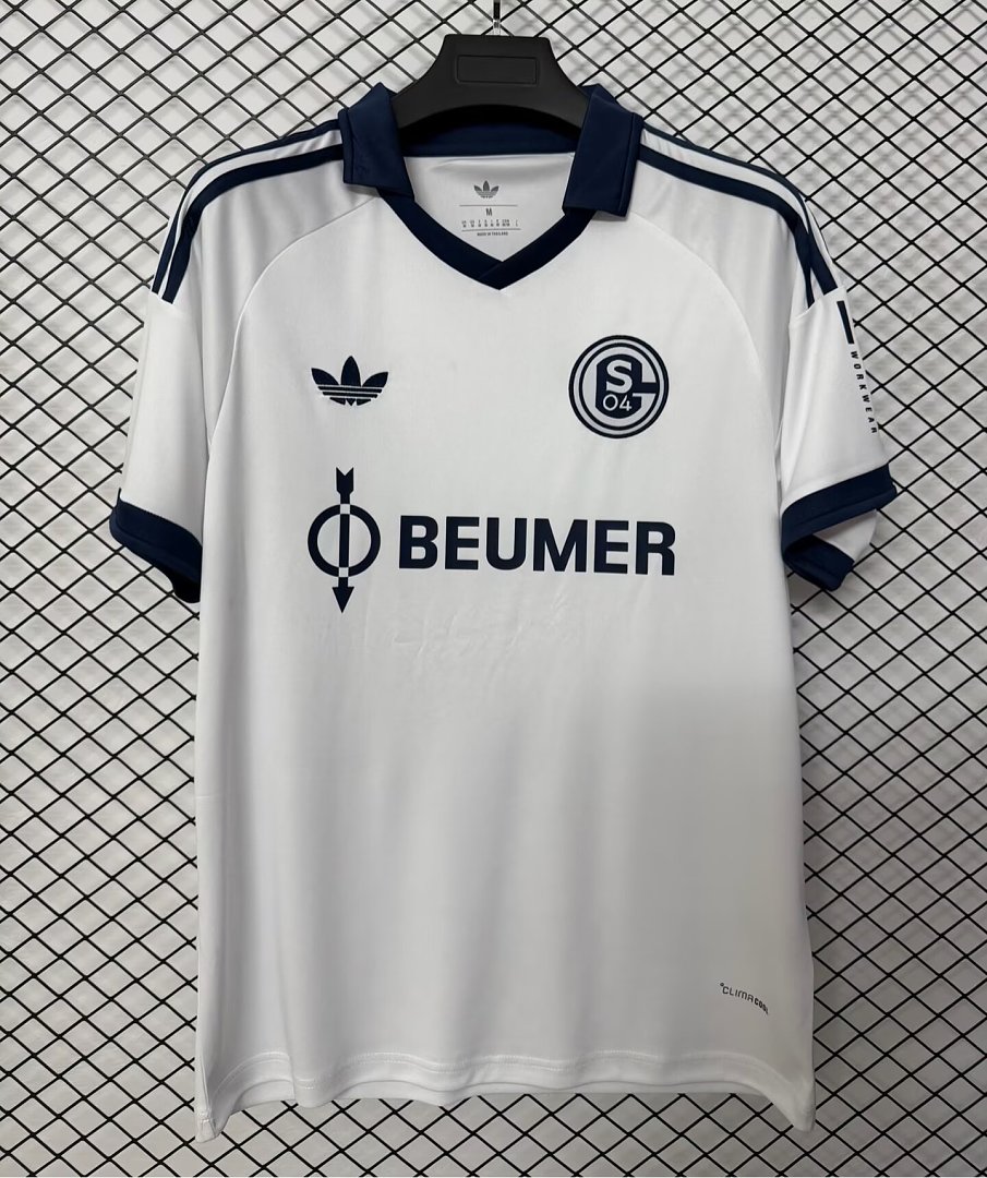Schalke Away Soccer Jersey 26 27
