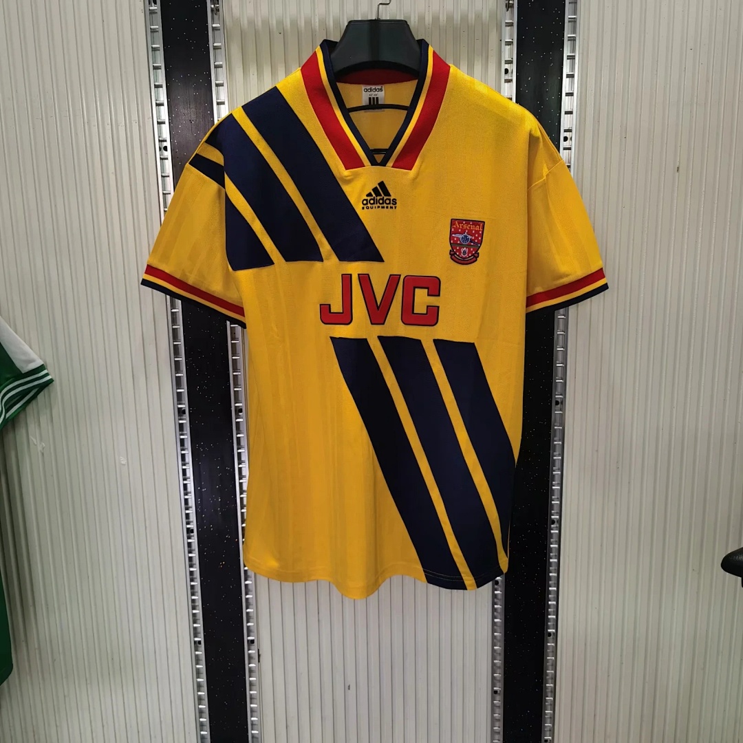 1993-94 Arsenal away yellow retro