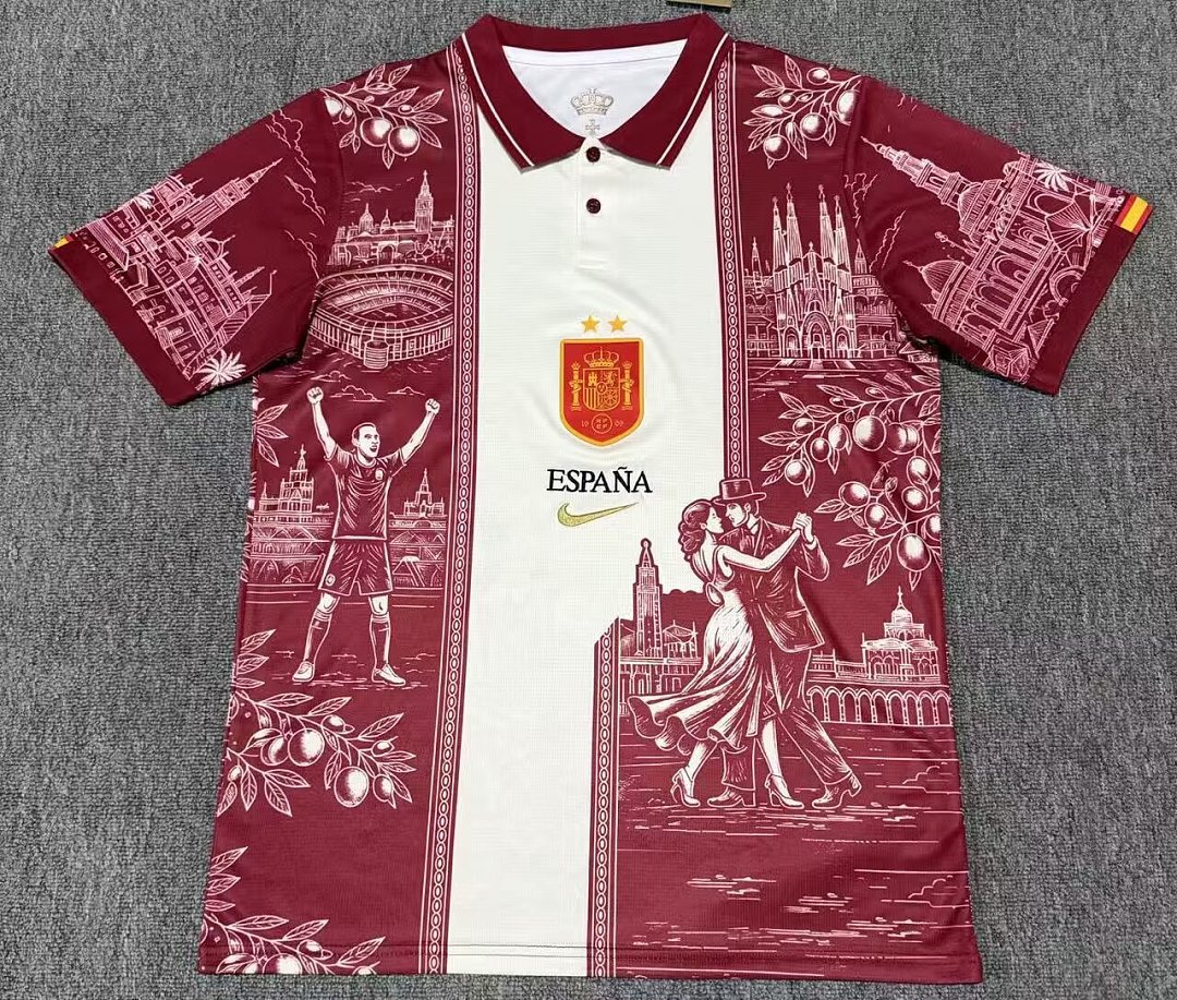 Spain Polo Soccer Jersey