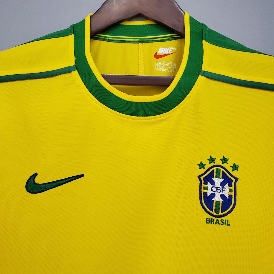 Retro Brazil 1998 home S-XXL