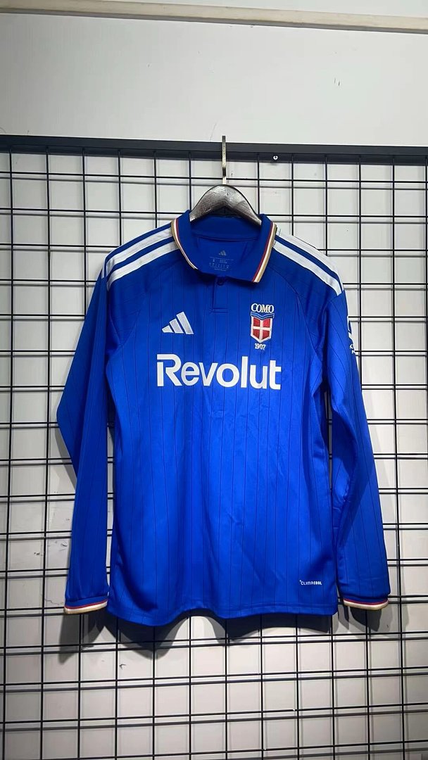 Como Home Long Sleeve Soccer Jersey 26 27-bingyue